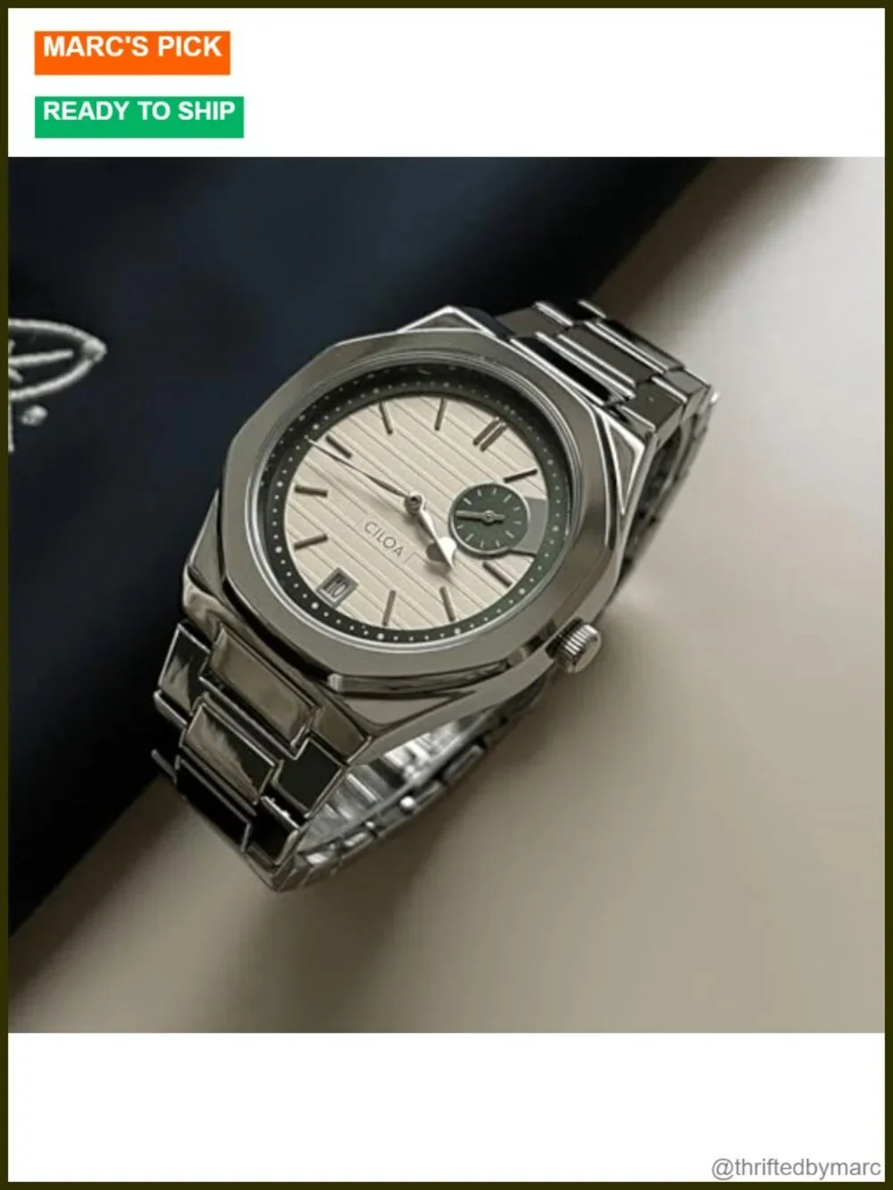 Men's Business Dress Analog Stainless Steel Watch Date Luxury Casual Wrist Watch